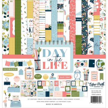 Echo Park Collection Kit 12"X12" Day In The Life