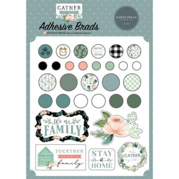 Carta Bella Decorative Brads Gather At Home