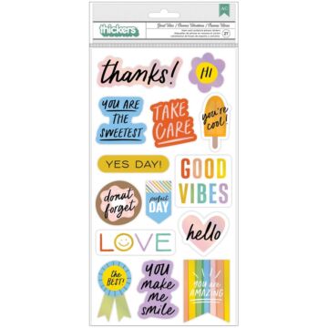 Kid At Heart Thickers Stickers 27/Pkg Phrase/Foam