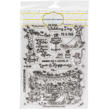 Colorado Craft Company Clear Stamps 6"X8" Happily Ever After-By Anita Jeram