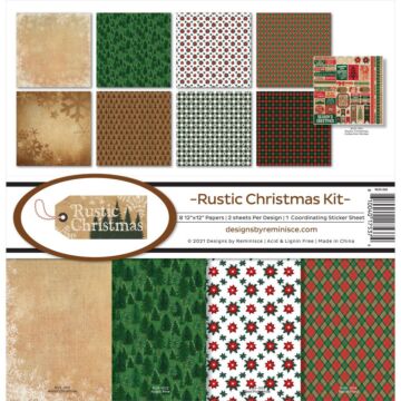 Reminisce Collection Kit 12"X12" Rustic Christmas