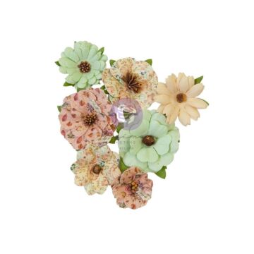 Prima Marketing Mulberry Paper Flowers Warm Mittens/Hello Pink Autumn