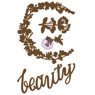 Prima Marketing Laser Cut Chipboard Hopefully Beauty