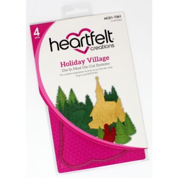 Heartfelt Creations Cut & Emboss Dies Holiday Village