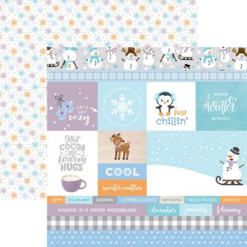 Paper House Double-Sided Cardstock 12"X12" Just Chillin' Tags