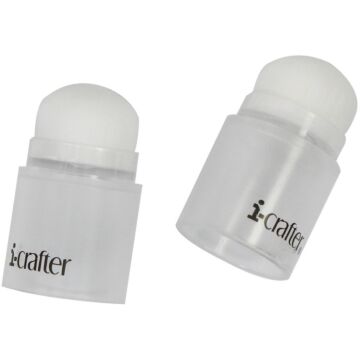 i-crafter i-Brush Blender Brushes 2/Pkg Clear/Clear