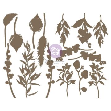 Sharon Viv Chipboard Die-Cuts Orchidea, 15/Pkg