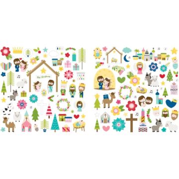 Bella Blvd Cardstock Ephemera Icons, Let Us Adore Him