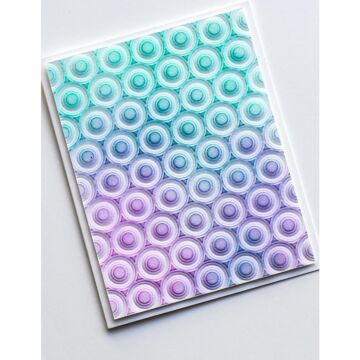 Memory Box 3D Embossing Folder 4.5"X5.75" Ringadings
