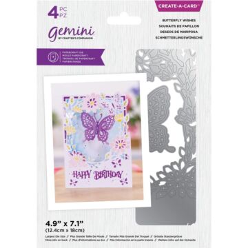 Crafter's Companion Gemini Create-A-Card Die Butterfly Wishes