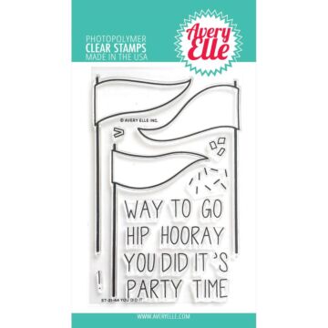 Avery Elle Clear Stamp Set 4"X6" You Did It