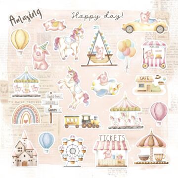 Enjoy The Ride Ephemera Cardstock Die-Cuts 24/Pkg