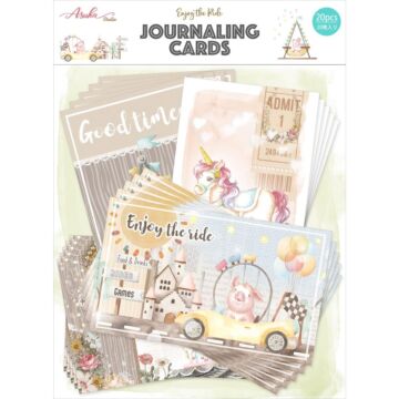 Enjoy The Ride Journal Card Pack 20/Pkg 4 Designs/5 Each