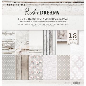 Memory Place Collection Pack 12"X12" Rustic Dreams