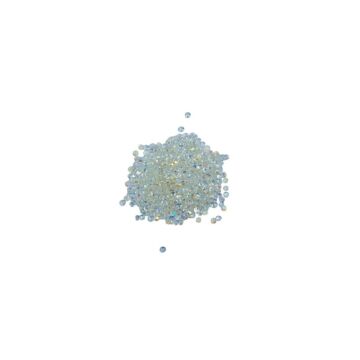 Buttons Galore Crystalz Clear Flat Back Gems Coconut
