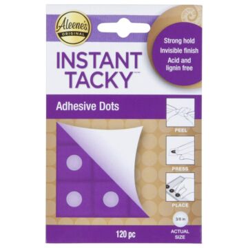 Aleene's Instant Tacky Adhesive Dots 120/Pkg .375"