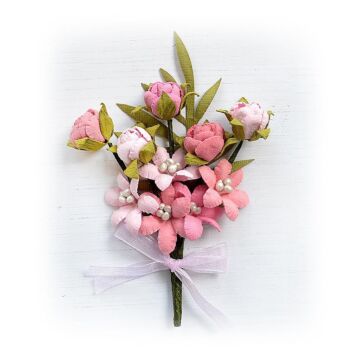 Little Birdie Dillan Paper Bouquet 1/Pkg-Celebrate Life