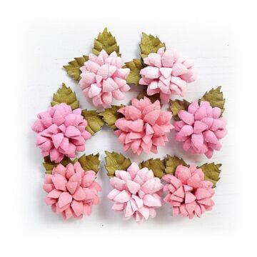 Little Birdie Julita Paper Flowers 8/Pkg-Celebrate Life
