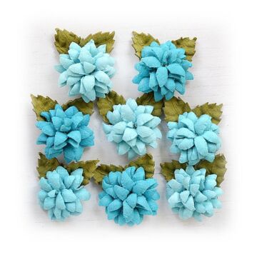 Little Birdie Julita Paper Flowers 8/Pkg-Song Of The Sea