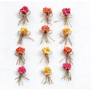 Little Birdie Paper Bouquet 12/Pkg-Boho Vibes