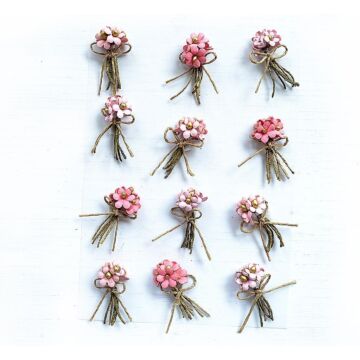 Little Birdie Paper Bouquet 12/Pkg-Celebrate Life