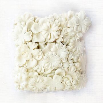 Nicole Crafts Little Birdie Evelyn Paper Flowers 180/Pkg Evelyn