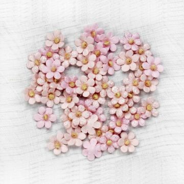 Nicole Crafts - Little Birdie Beaded Micro Petals 60/Pkg Pearl Pink