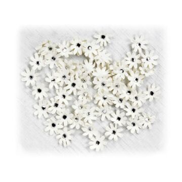 Nicole Crafts - Little Birdie Micro Jeweled Florettes 60/Pkg Moon Light
