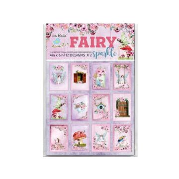 Nicole Crafts Little Birdie Journaling Cards 4"X6" 24/Pkg Fairy Sparkle