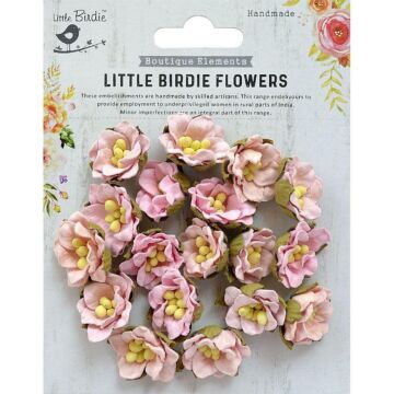 Little Birdie Butter Cup 18/Pkg-Pearl Pink