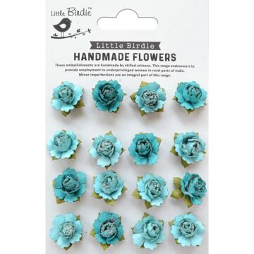 Little Birdie Clarissa Paper Bouquet 16/Pkg-Song Of The Sea