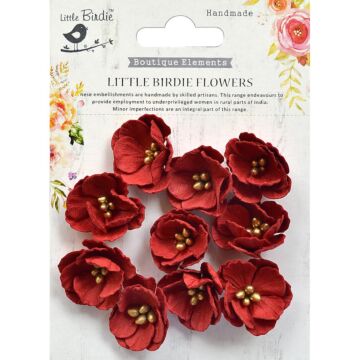 Little Birdie Embossed Daisies 10/Pkg-Daisies
