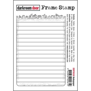 Darkroom Door Frame Stamp Notepaper