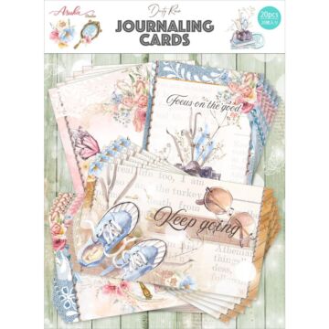 Asuka Studio Dusty Rose Journal Card Pack 20/Pkg 4 Designs/5 Each