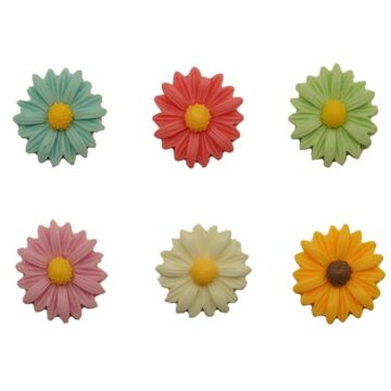 Buttons Galore Flatbackz Embellishments Fun Flowers