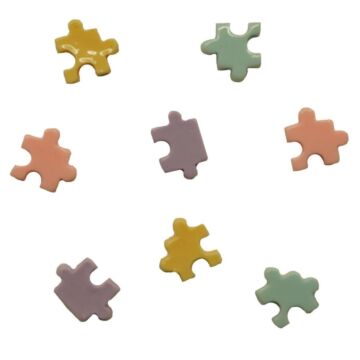Buttons Galore Flatbackz Embellishments Puzzle Pieces