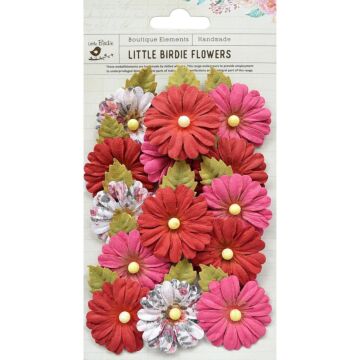 Little Birdie Valerie Paper Flowers 13/Pkg-Candy Mix