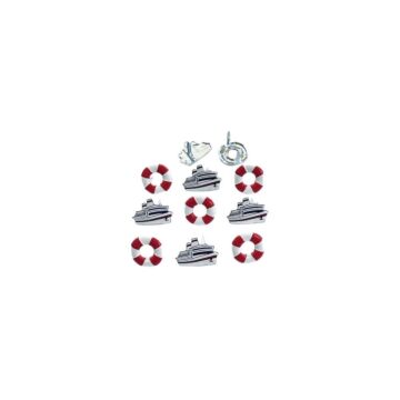 Eyelet Outlet Shape Brads 12/Pkg Cruise