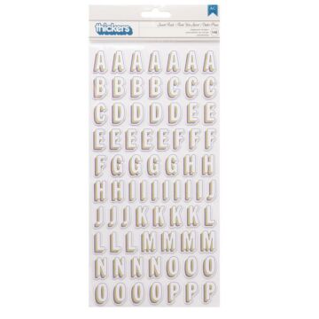 Vicki Boutin Sweet Rush Thickers Stickers 148/Pkg Sweet Rush Alpha/Chipboard