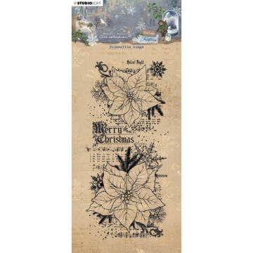 Studio Light Jenine's Mindful Art Clear Stamp Nr. 544, Poinsettia Songs