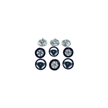 Eyelet Outlet Shape Brads 12/Pkg Driving