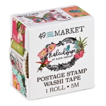 49 And Market Washi Tape Roll-Postage, Kaleidoscope