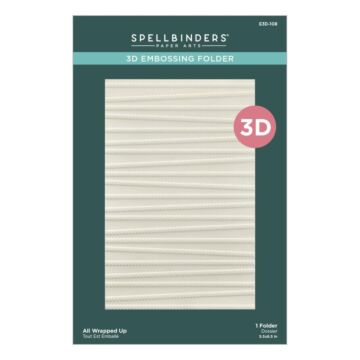 Spellbinders 3D Embossing Folder Dancin' Christmas Friends-All Wrapped Up