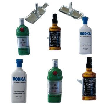 Eyelet Outlet Shape Brads 12/Pkg-Liquor Bottles