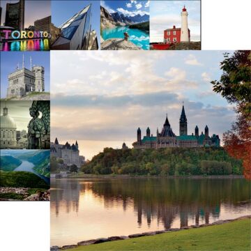 Reminisce - Canada Double-Sided Cardstock 12"X12" Parliament Hill