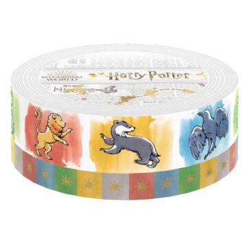 Paper House Harry Potter Washi Tape Set- Watercolor Houses