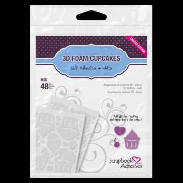 Scrapbook Adhesives 3D Foam Cupcakes