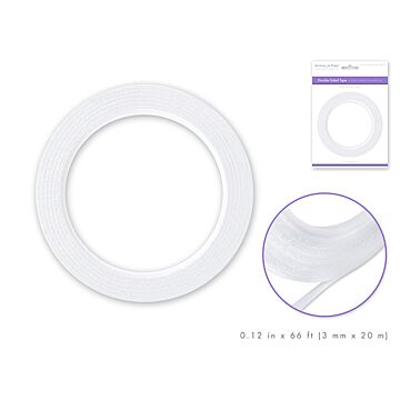 Paper Craft Tape: 5mm Double-Side Adhesive x20m Acidfree