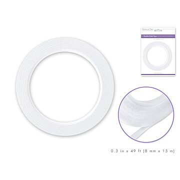 Paper Craft Tape: 8mm Double-Side Adhesive x15m Acidfree