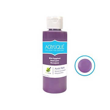 Color Factory: 4oz Acrylique Paint for Crafter's Wild Eggplant
